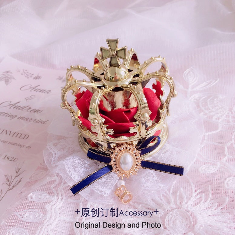 Original Girl Crown Lolita Headwear for Singing, Daily Wear, Princess, Queen Coronation, Lolita Wedding Accessories, Small Items