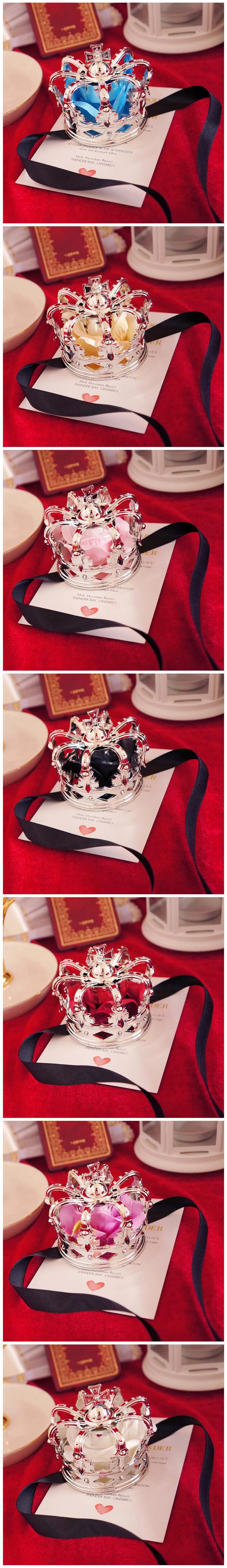 Lolita Tiara King Queen Coronation Gold Silver Rose Cute Lolita COS Crown Tiara