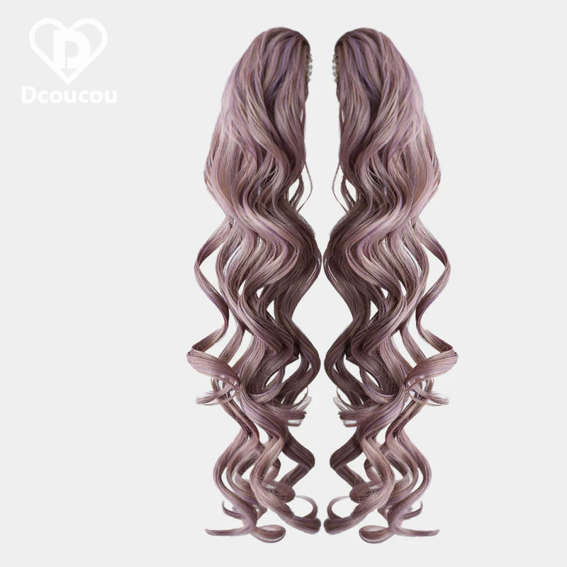 Dcoucou - Style 3 Mix & Match - 47cm Roman Curls with Tiger Clip Acces