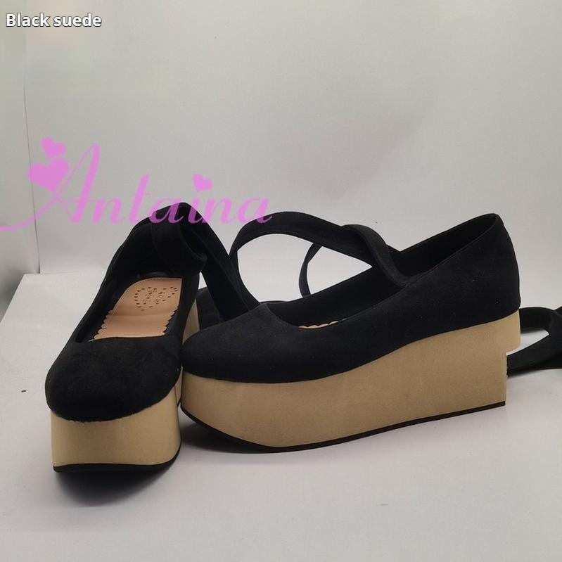 Antaina - Wedding Lolita Platform Shoes - Bridal Shoes Multicolor Shoes