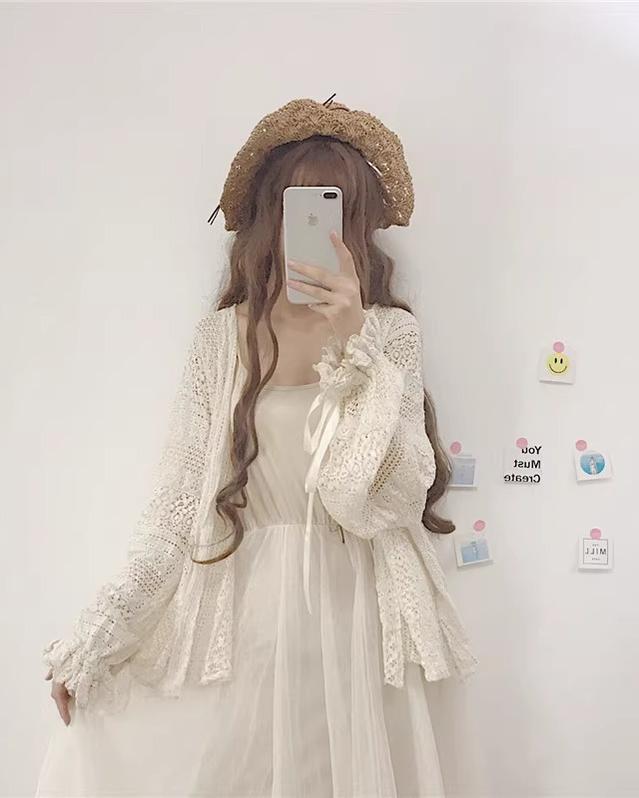 Sugar Girl - Daily Lolita Light Cardigan - Oversized Outwear Innerwear