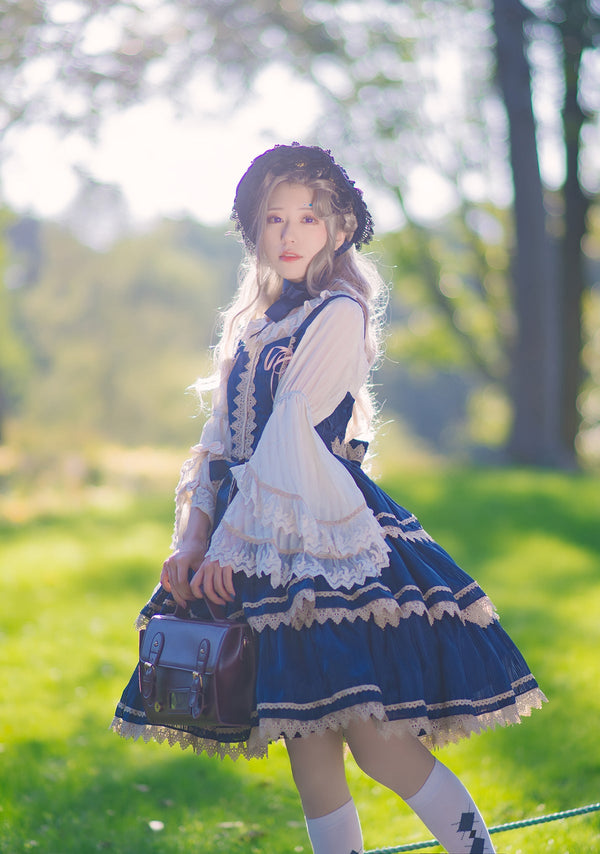 Infanta - Cake Tree - Classic Lolita JSK Dress Tiered Lace Dress
