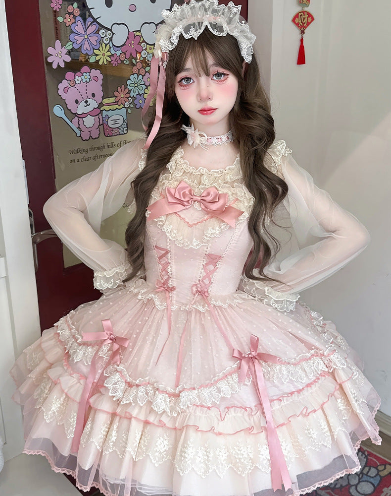 ZhiJinYuan CandyHouse Pink Ballet JSK