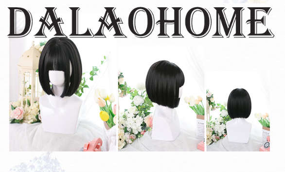 Dalao Home - Lolita 30cm Japanese BOBO JK Wig - Wig