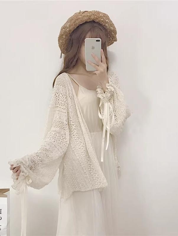 Sugar Girl - Daily Lolita Light Cardigan - Oversized Outwear Innerwear