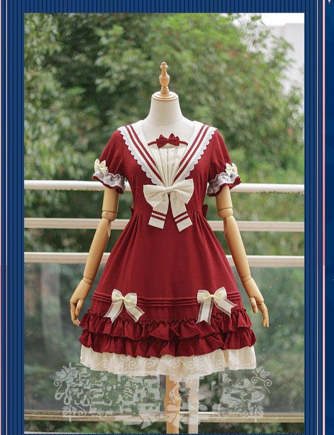 Strawberry Witch - Long Sleeve Sweet Lolita OP - OP Dress