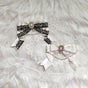 Beige + White Lace / Single Hair Clip