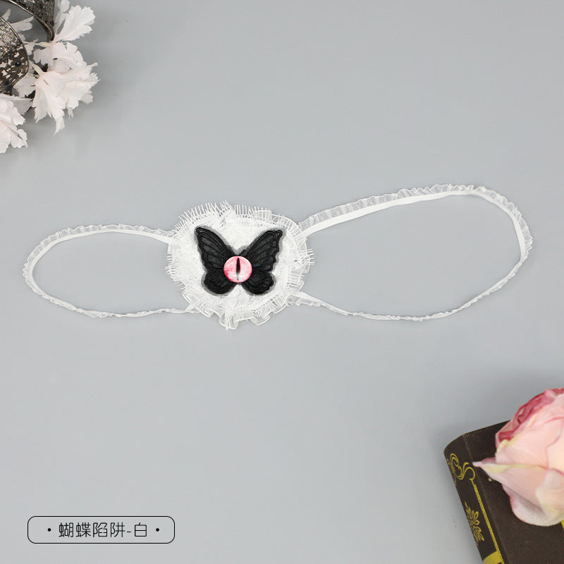 Dark Gothic Cross Eye Mask - Lolita JK Comic Con Cosplay Small Accessories