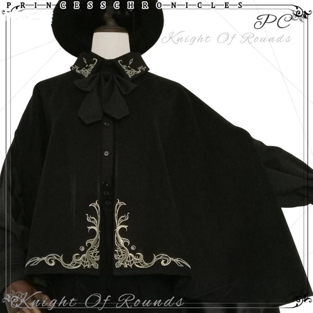 Princess Chronicles - Medieval Ouji Lolita Embroidered - Cape Outerwear