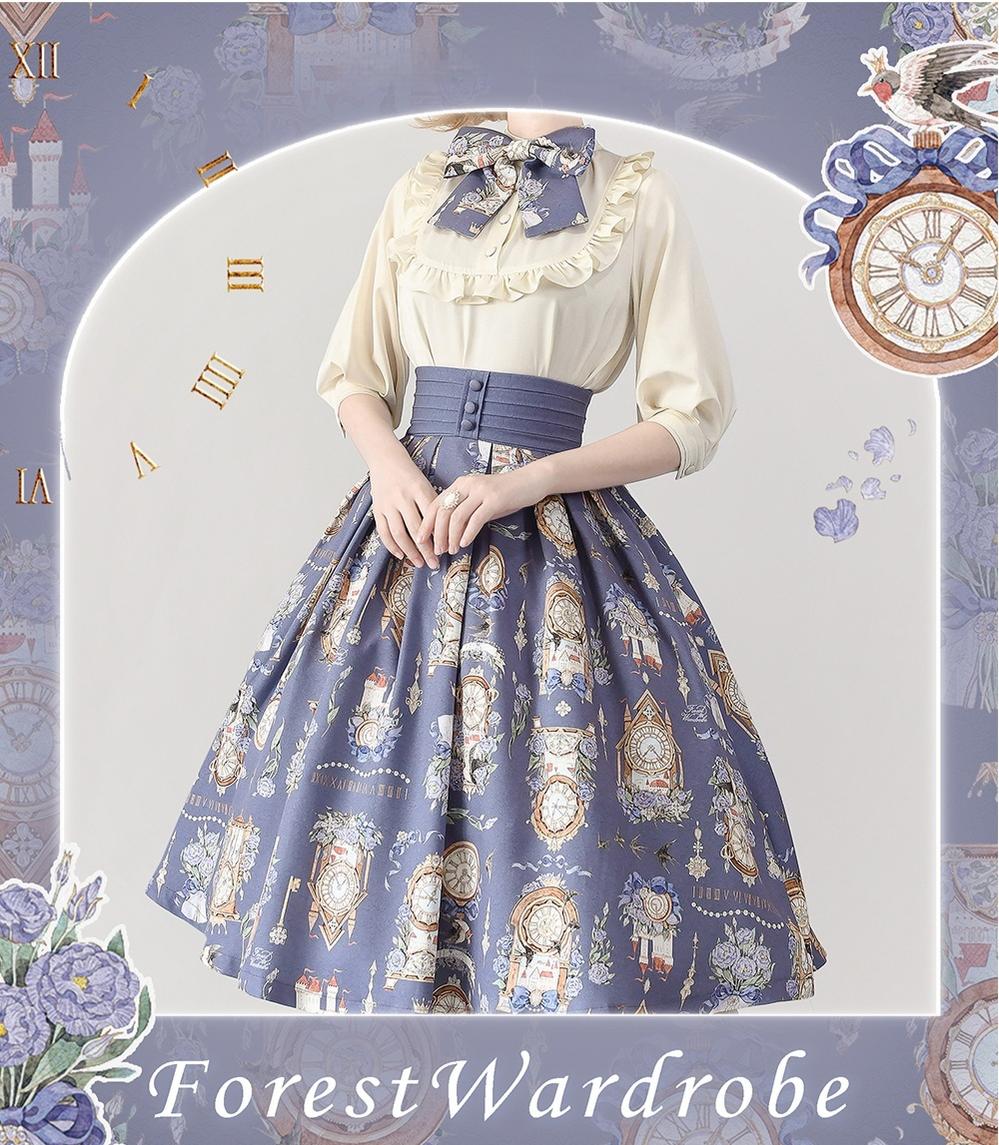 Forest Wardrobe - Eternal Echo - Sweet Lolita Skirt Classic Daily Lolita Blouse