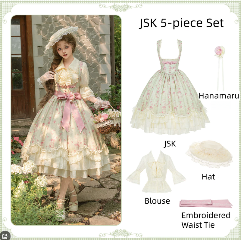 With PUJI Wind Swept Roses OP Dress