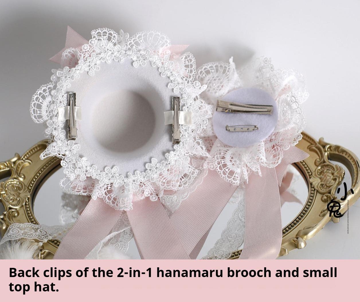 Xiaogui - Sweet Lolita Headdress, Lace & Bow - Headwear
