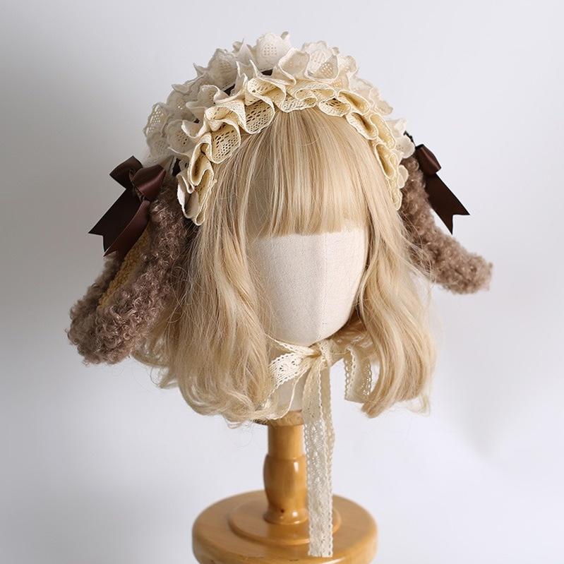 Xiaogui - Kawaii Lolita Headdress - Detachable Bear & Bunny Ears Headwear