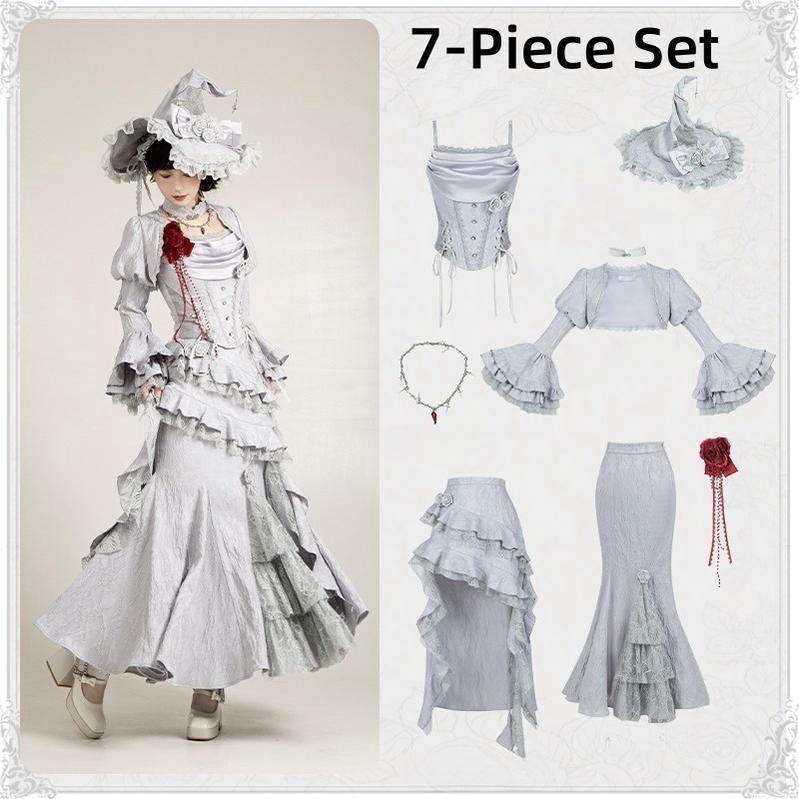 Twilight - Gothic Witch Lolita SK Suit Bodice Mermaid Dress (L M S XL) 41706:711670