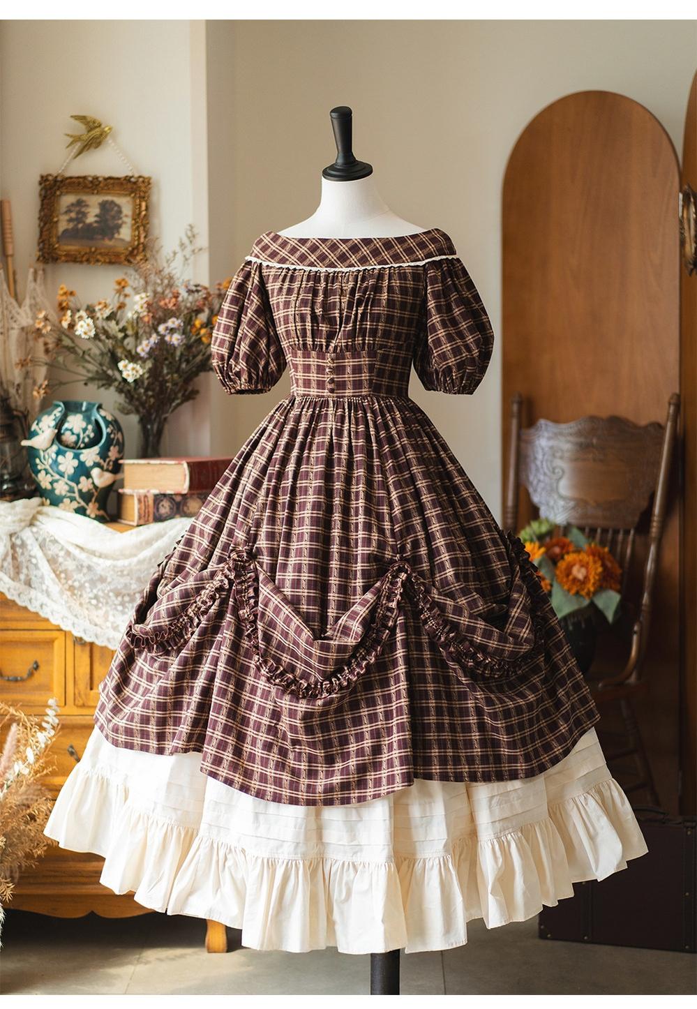 Forest Wardrobe - Classic Lolita Cotton Underskirt - Ruffles Hem SK Skirt
