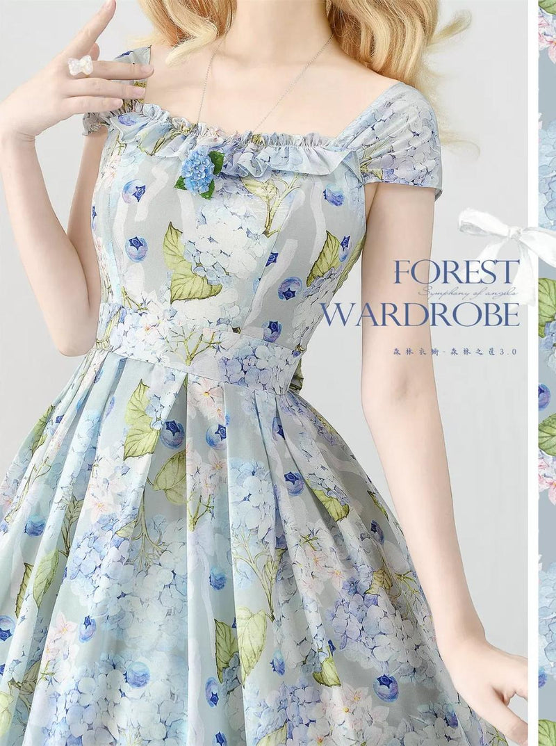 Forest Basket 3.0 - Vintage Lolita JSK Dress for Summer (2XL L M S XL) 15766:466184