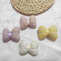 New Bow Pink + Purple + Yellow + Beige / Brooch