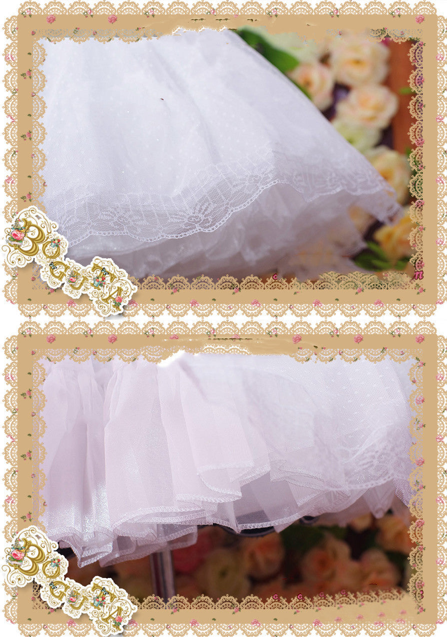 Boguta - A-Line Casual Lolita Petticoat - Three-Layers, Different Length Petticoat