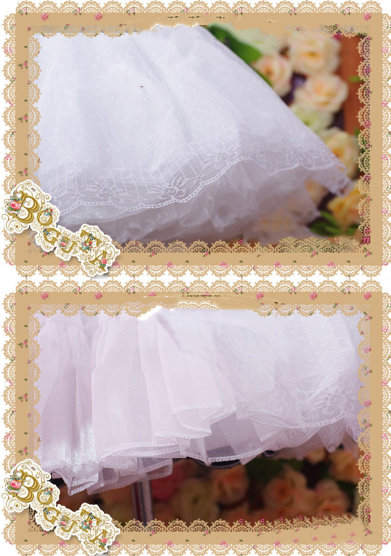 Boguta - A-Line Casual Lolita Petticoat - Three-Layers, Different Length Petticoat