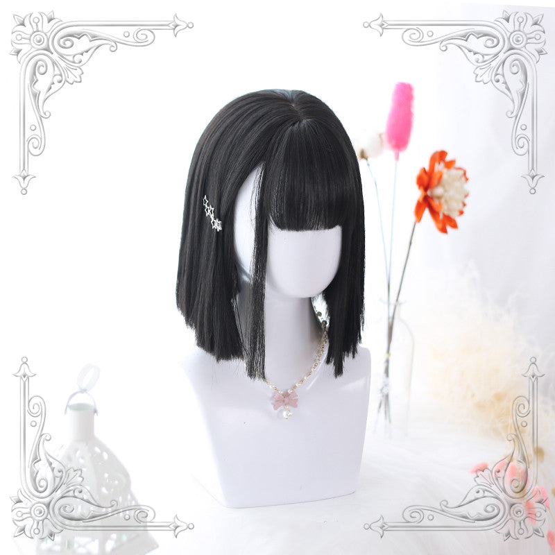 Dalao Home - 35cm Short Straight Lolita Wig - Wig
