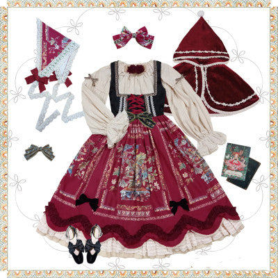 Miss Point - Rich Hymn - Lolita Bavarian Long Velvet JSK (2XL L M S XL XS) 3698:22347
