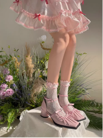 WAGUIR - Kawaii Lolita Thin Lace Socks - Socks