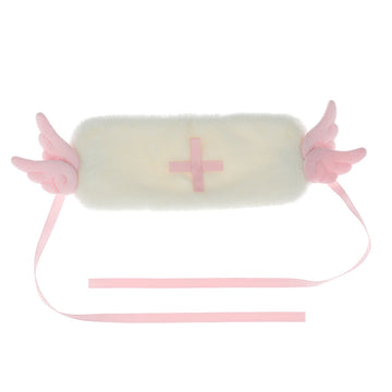 Plush Angel Wings Ears Headwear Comic Exhibition Props Ribbon Headwear Japanese Style Lolita Hairband