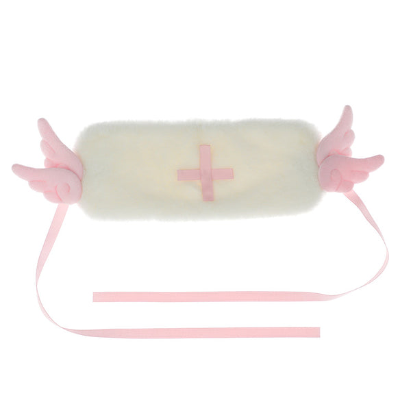 Plush Angel Wings Ears Headwear Comic Exhibition Props Ribbon Headwear Japanese Style Lolita Hairband - Lolita Fetch