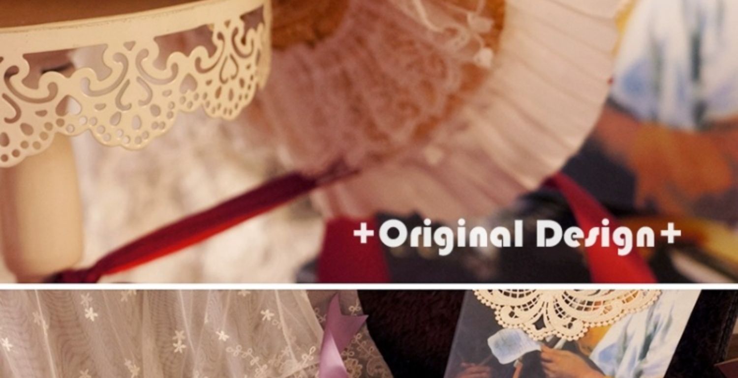 Fanmao Lolita French Flat Bonnet - Multi-color Pastoral Style Women's Summer Straw Hat