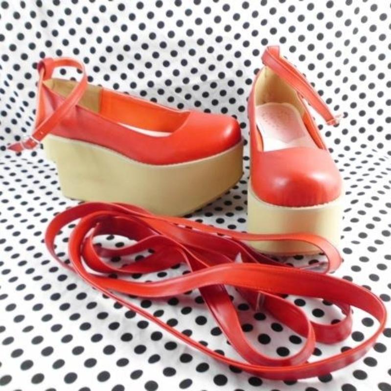 Antaina - Wedding Lolita Platform Shoes - Bridal Shoes Multicolor Shoes