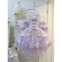 purple jsk Suspender Skirt+A pair of sleeves / S