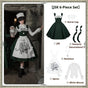 JSK 6-teiliges Set (JSK + Schürze + Tentakel-Accessoires*2 + Haube + Halskette + Bluse) / S