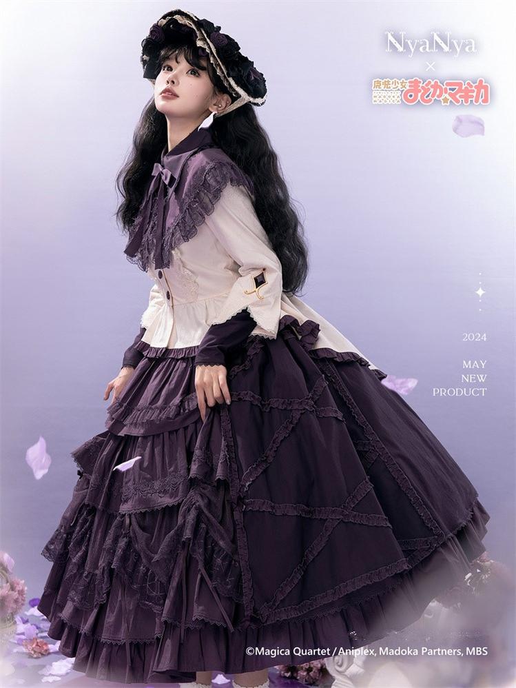 NyaNya - IP Collab Lolita Dress Madoka Kaname Homura Akemi Lolita OP dress