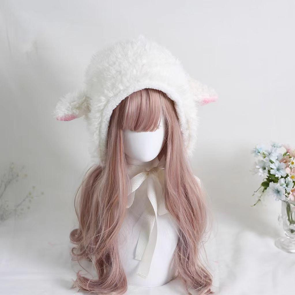 Xiaogui Kawaii Lolita Earflap Hat Winter Headwear