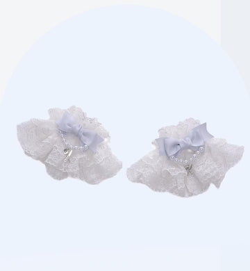 Mengfuzi - Finnish Antique Cabinet - Lolita accessory with lace, bows, and pearl accents