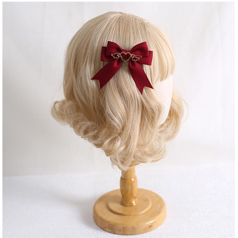 Xiaogui - Handmade Kawaii Bow Clips Brooch - Multicolors Headwear