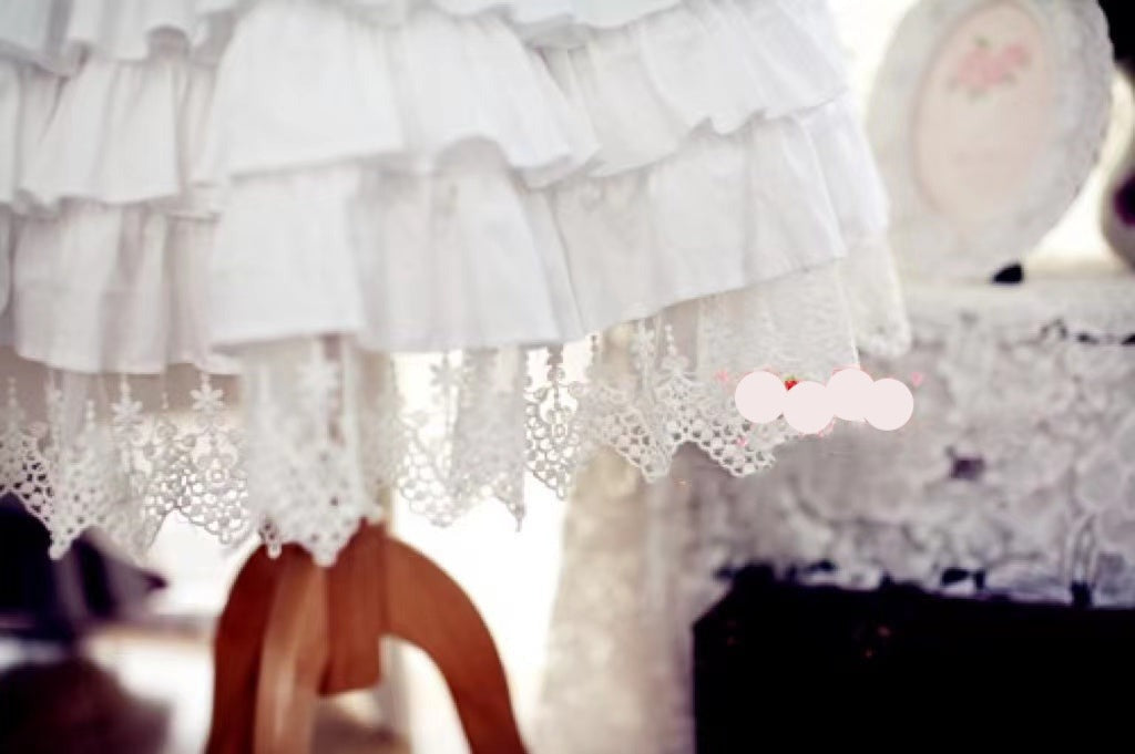 Strawberry Witch - Classic Cotton Lolita Petticoat - SK Skirt