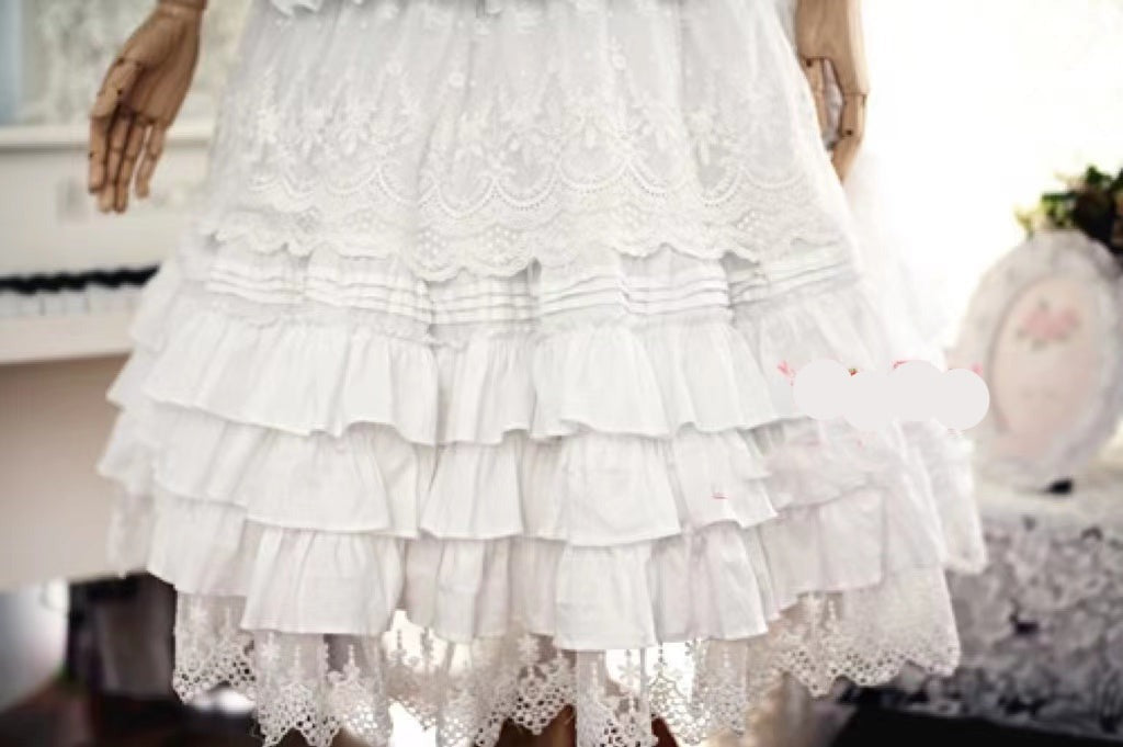 Strawberry Witch - Classic Cotton Lolita Petticoat - SK Skirt