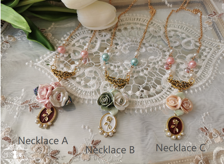 Elegant Lolita Head Accessory necklace A