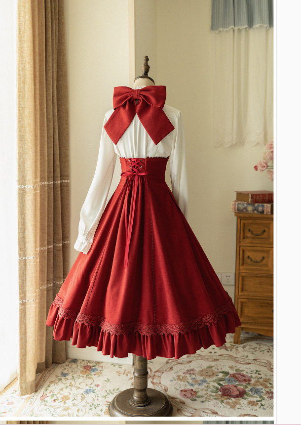 Forest Wardrobe - South of the Forest - Vintage Classic Lolita Halter JSK Dress, French Style Blouse
