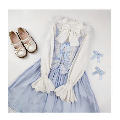 Sakurada Fawn - Plus Size Lolita Cotton Blouse - Innerwear
