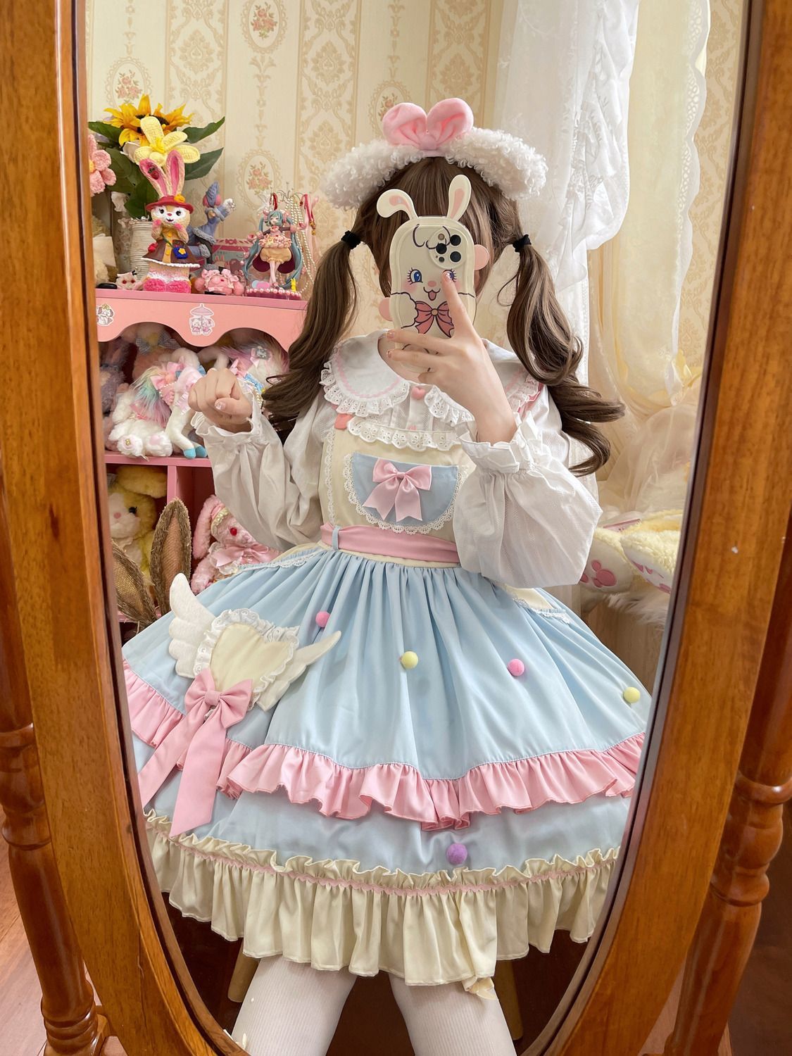 Hanguliang - Sweetheart, It's You - Sweet Lolita JSK dress with suspender straps