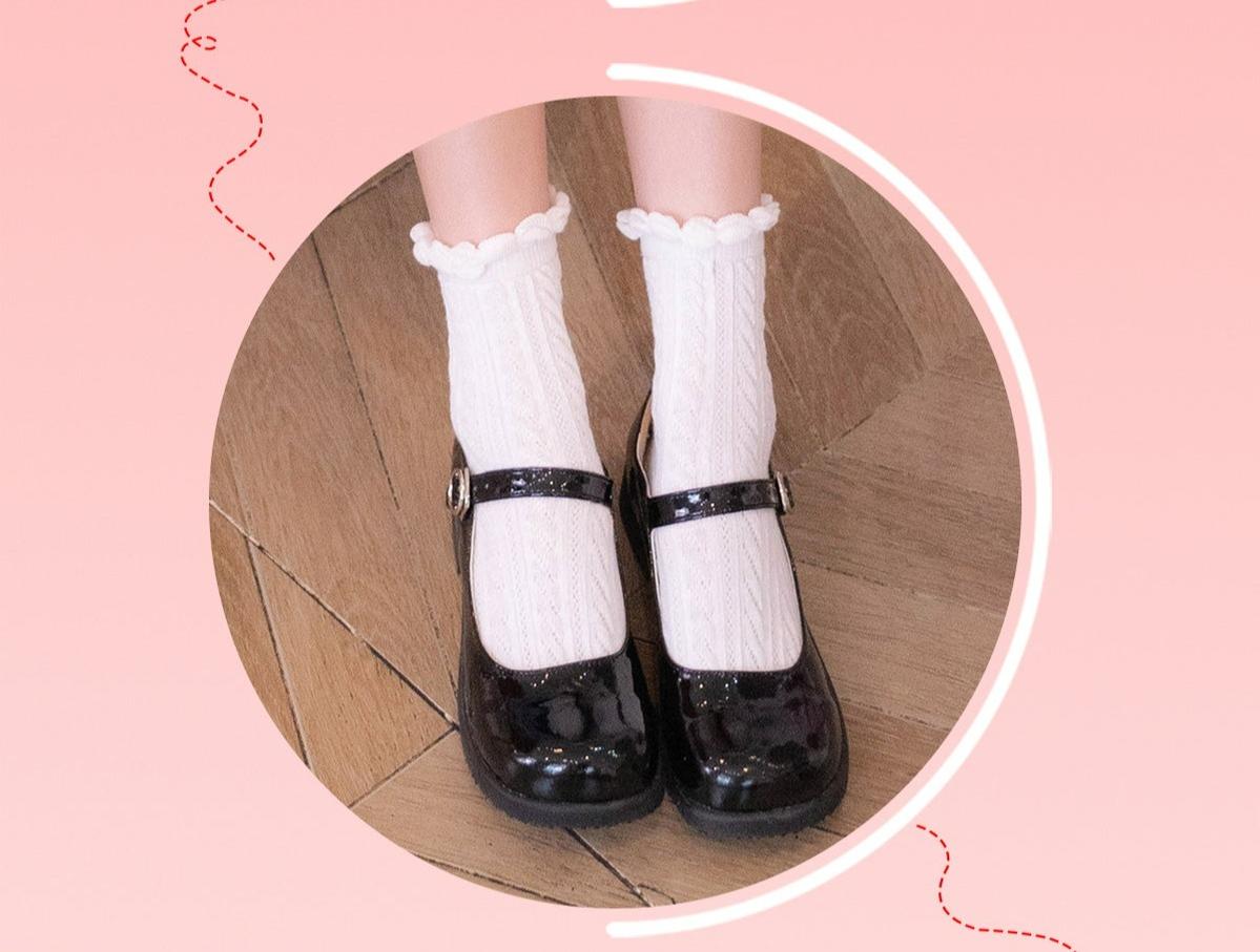 Sosic - Sweet Lolita Mary Jane Flat Shoes - Shoes