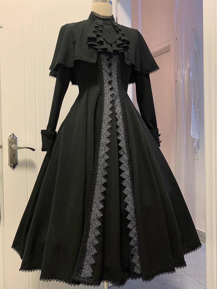 1st Anniversary - Nightmare Witch - Gothic Cape and Dress Set - product image 5