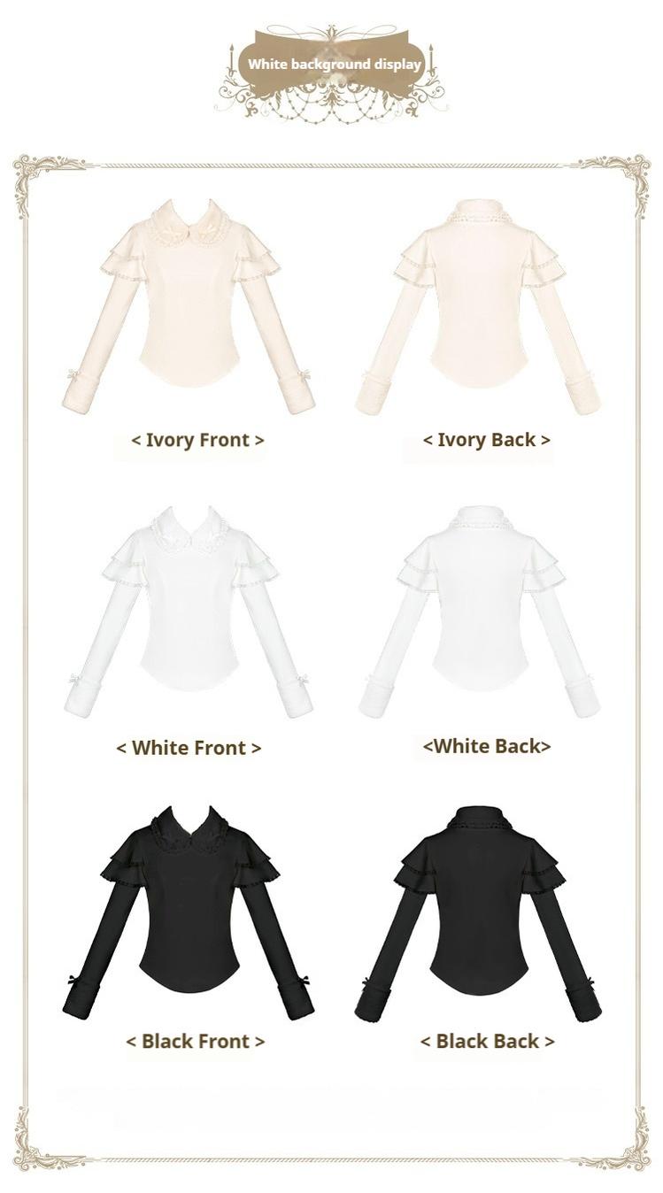 With PUJI - Sweet Lolita Innerwear Autumn and - Winter Lolita Sweater Other Surprise