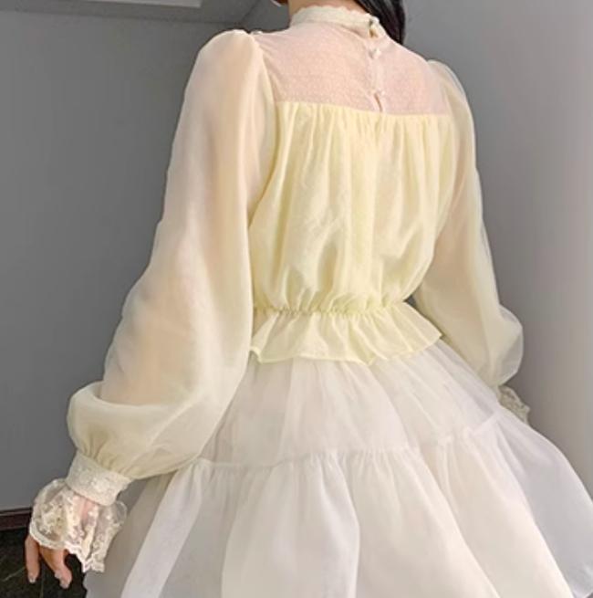 With PUJI - Love Poem - Classic Lolita Shawl 3-Color Versatile Spring Innerwear