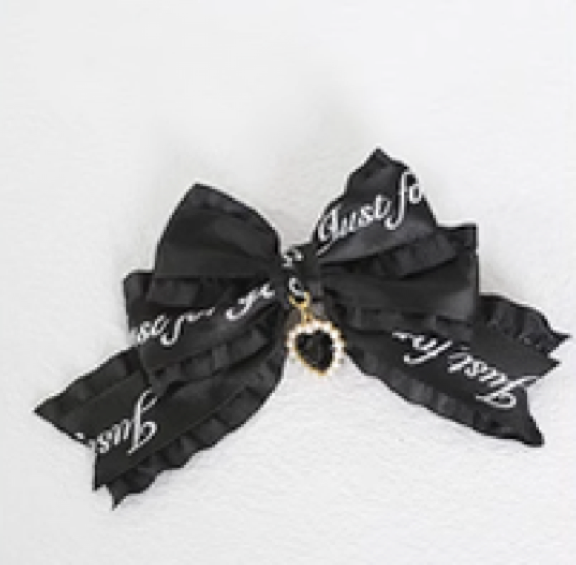High-resolution variant image 3 for Xiaogui - Sweet Lolita Ribbon Bow Hair Clips - Headwear