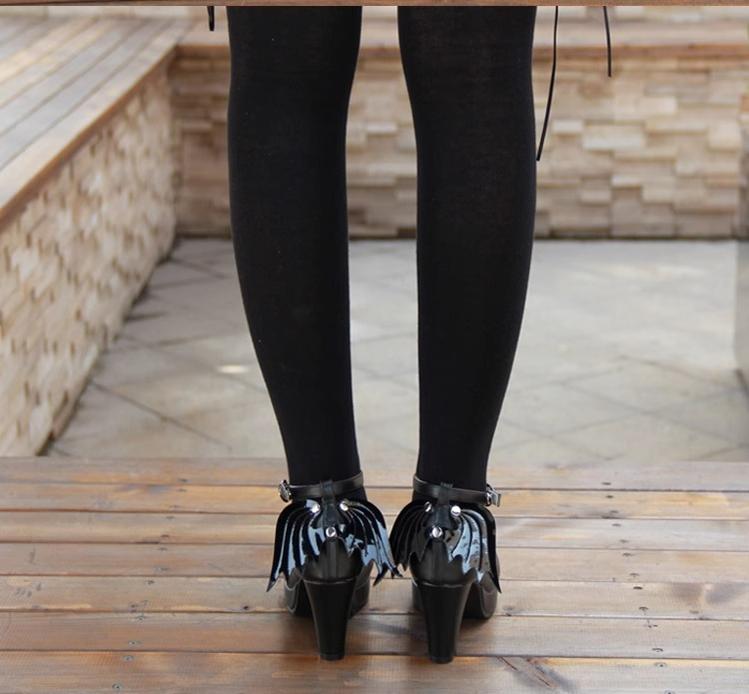 Angelic imprint - Gothic Lolita Wings and Cross Shoes - for Chistmas Shoes