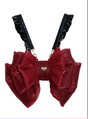 S / dark red bag+black shoulder strap