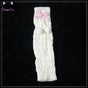 Chaussettes à carreaux roses et pompons blancs / Taille unique